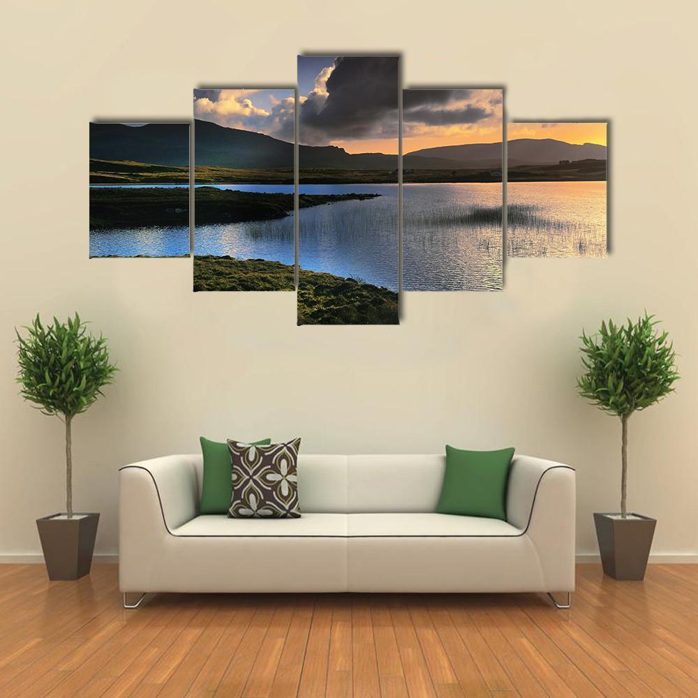 Isle Of Skye Scotland Canvas Wall Art-5 Star-Gallery Wrap-62" x 32"-Tiaracle