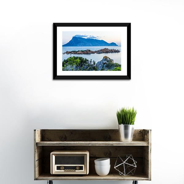 Isola Tavolara Canvas Wall Art-5 Horizontal-Gallery Wrap-22" x 12"-Tiaracle