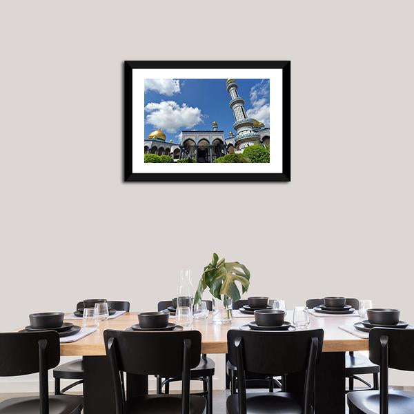Jame Asr Mosque Canvas Wall Art-3 Horizontal-Gallery Wrap-25" x 16"-Tiaracle