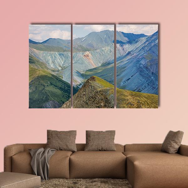 Karatyurek Pass Russia Canvas Wall Art-3 Horizontal-Gallery Wrap-37" x 24"-Tiaracle