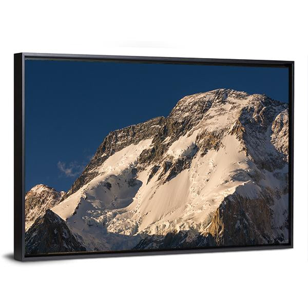 K2 Broad Peak Mountain Canvas Wall Art-5 Horizontal-Gallery Wrap-22" x 12"-Tiaracle