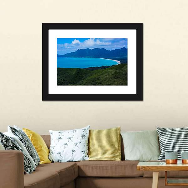 Kaiwa Ridge Trail Canvas Wall Art-3 Horizontal-Gallery Wrap-25" x 16"-Tiaracle