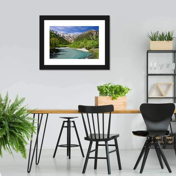 Kamikochi Highland Japan Canvas Wall Art-3 Horizontal-Gallery Wrap-25" x 16"-Tiaracle