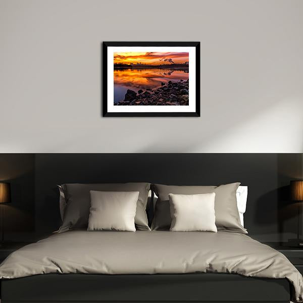 Kansas City Skyline Missouri Canvas Wall Art-5 Horizontal-Gallery Wrap-22" x 12"-Tiaracle