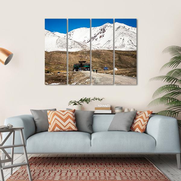 Karakoram Mountain Range Pakistan Canvas Wall Art-4 Horizontal-Gallery Wrap-34" x 24"-Tiaracle