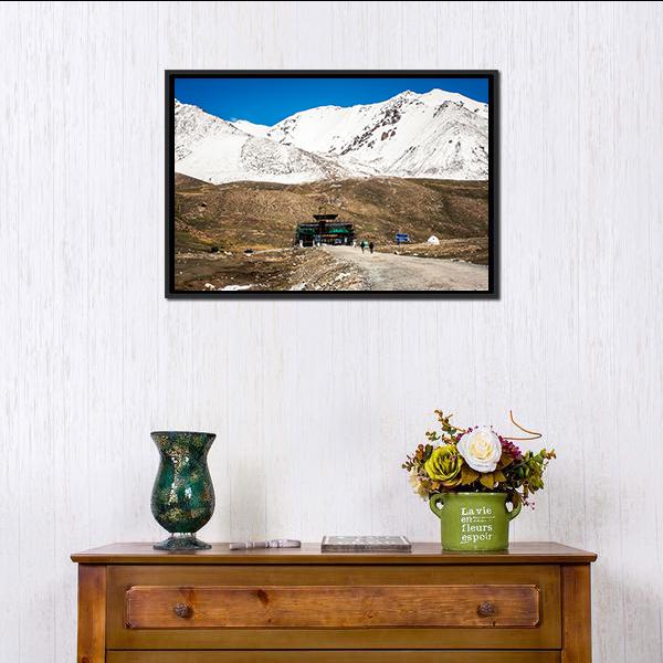 Karakoram Mountain Range Pakistan Canvas Wall Art-5 Horizontal-Gallery Wrap-22" x 12"-Tiaracle
