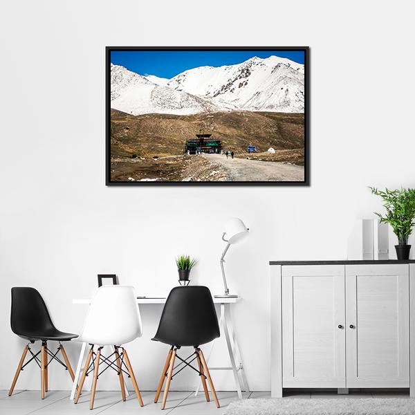 Karakoram Mountain Range Pakistan Canvas Wall Art-5 Horizontal-Gallery Wrap-22" x 12"-Tiaracle