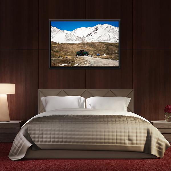 Karakoram Mountain Range Pakistan Canvas Wall Art-5 Horizontal-Gallery Wrap-22" x 12"-Tiaracle