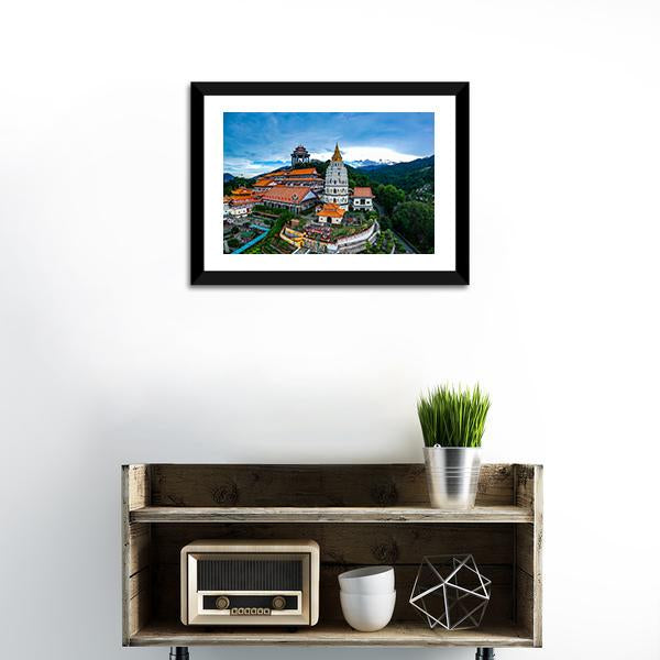 Kek Lok Si Temple Canvas Wall Art-5 Horizontal-Gallery Wrap-22" x 12"-Tiaracle