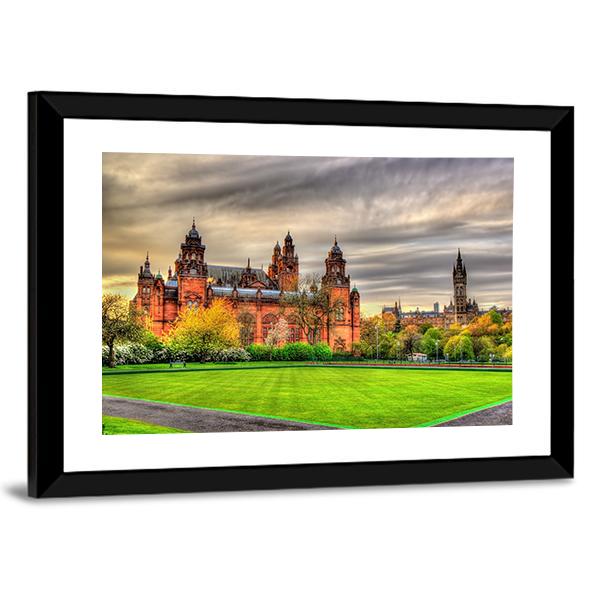 Kelvingrove Museum Canvas Wall Art-3 Horizontal-Gallery Wrap-25" x 16"-Tiaracle