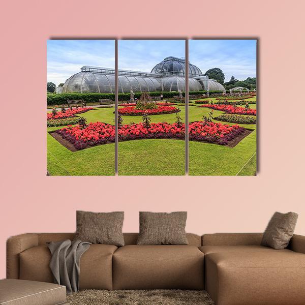 Kew Garden London Canvas Wall Art-3 Horizontal-Gallery Wrap-37" x 24"-Tiaracle