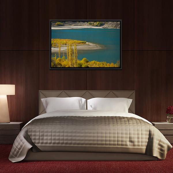Khalti Lake Pakistan Canvas Wall Art-5 Horizontal-Gallery Wrap-22" x 12"-Tiaracle