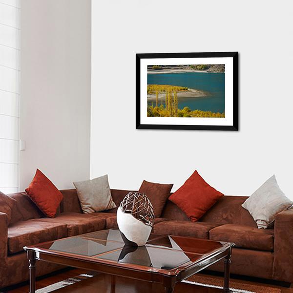 Khalti Lake Pakistan Canvas Wall Art-5 Horizontal-Gallery Wrap-22" x 12"-Tiaracle