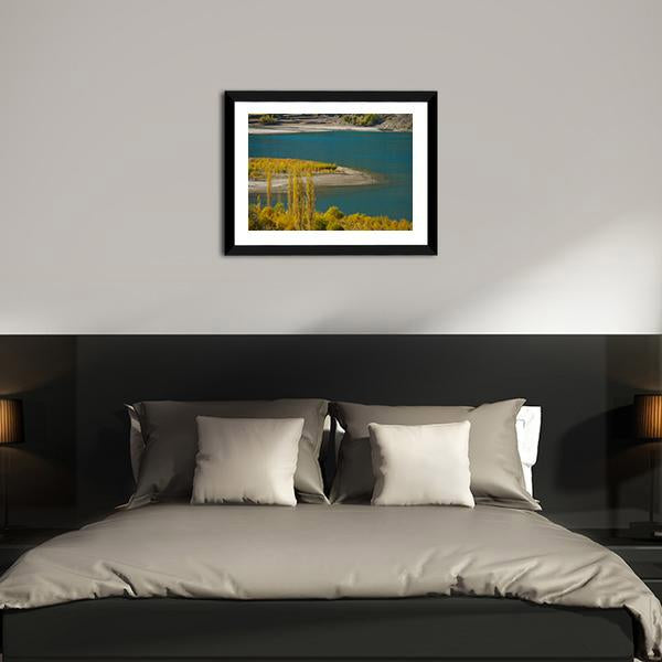 Khalti Lake Pakistan Canvas Wall Art-5 Horizontal-Gallery Wrap-22" x 12"-Tiaracle