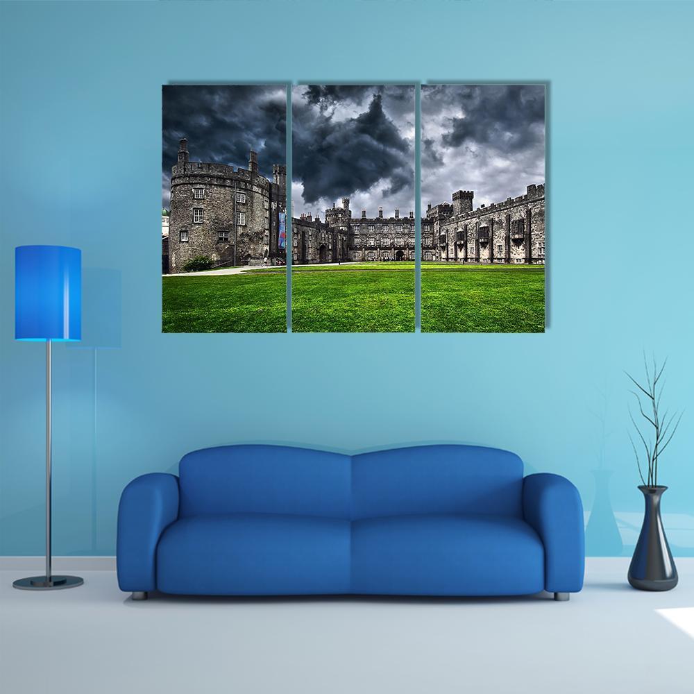 Kilkenny Castle Ireland Canvas Wall Art-3 Horizontal-Gallery Wrap-37" x 24"-Tiaracle