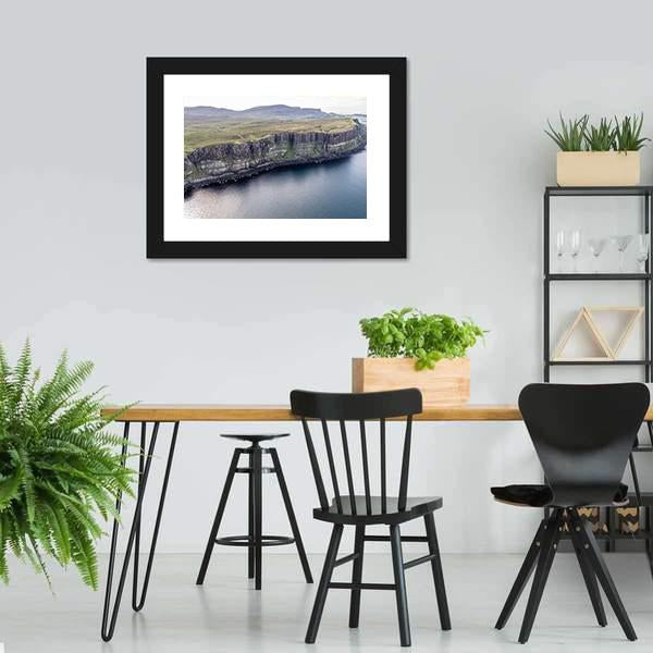 Kilt Rock Cliff Canvas Wall Art-3 Horizontal-Gallery Wrap-25" x 16"-Tiaracle