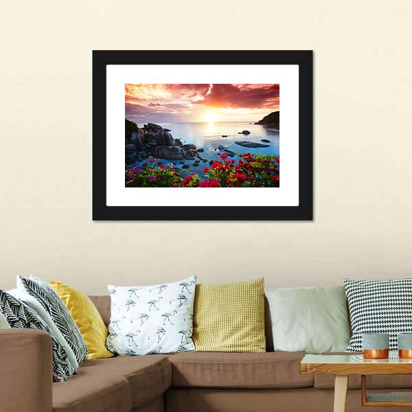 Koh Samui Island Thailand Canvas Wall Art-5 Horizontal-Gallery Wrap-22" x 12"-Tiaracle