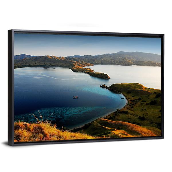 Komodo Island Indonesia Canvas Wall Art-3 Horizontal-Gallery Wrap-25" x 16"-Tiaracle
