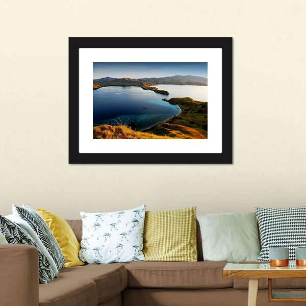 Komodo Island Indonesia Canvas Wall Art-5 Horizontal-Gallery Wrap-22" x 12"-Tiaracle