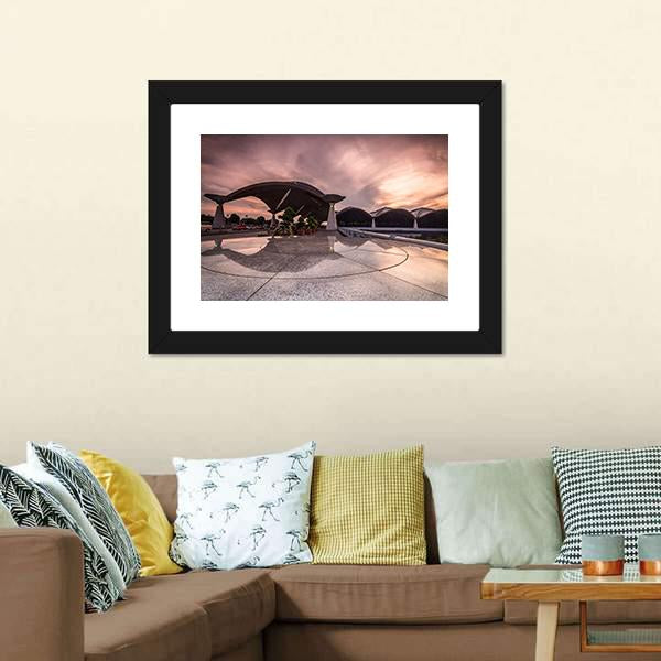 Kuala Lumpur International Airport Canvas Wall Art-3 Horizontal-Gallery Wrap-25" x 16"-Tiaracle