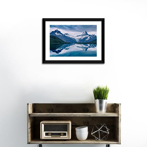Lake Bachalpsee Switzerland Panoramic Canvas Wall Art-1 Piece-36" x 12"-Tiaracle