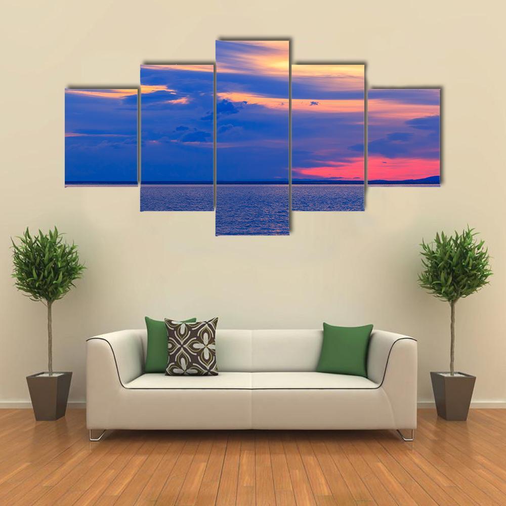 Lake Baikal Canvas Wall Art-5 Star-Gallery Wrap-62" x 32"-Tiaracle
