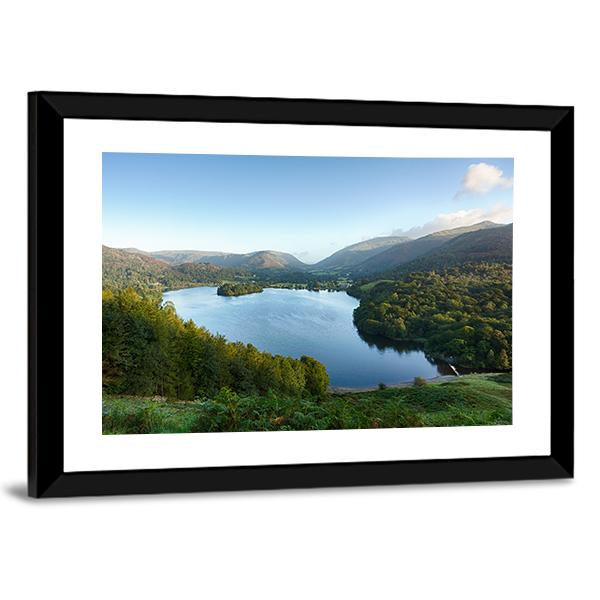 Lake District In England Panoramic Canvas Wall Art-1 Piece-36" x 12"-Tiaracle