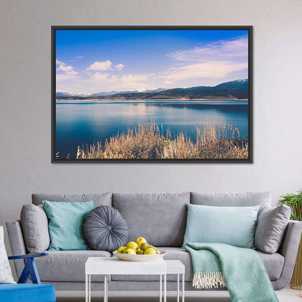 Lake Granby Canvas Wall Art-3 Horizontal-Gallery Wrap-25" x 16"-Tiaracle