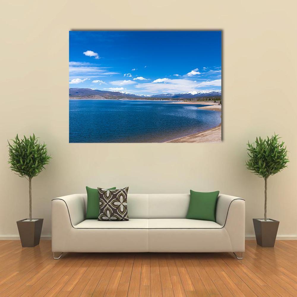 Lake Granby Colorado Canvas Wall Art-1 Piece-Gallery Wrap-48" x 32"-Tiaracle