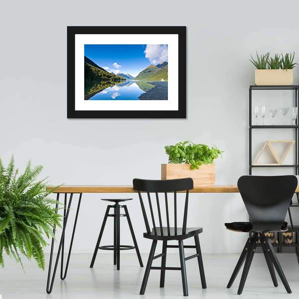Lake Gunn Canvas Wall Art-3 Horizontal-Gallery Wrap-25" x 16"-Tiaracle