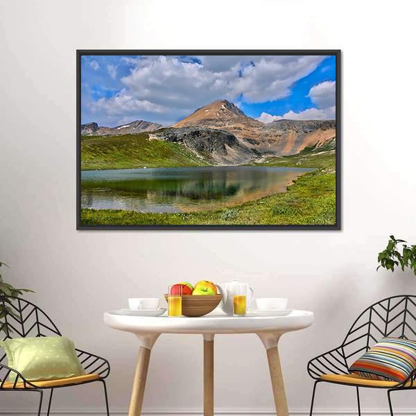 Lake Helen Canada Canvas Wall Art-3 Horizontal-Gallery Wrap-25" x 16"-Tiaracle