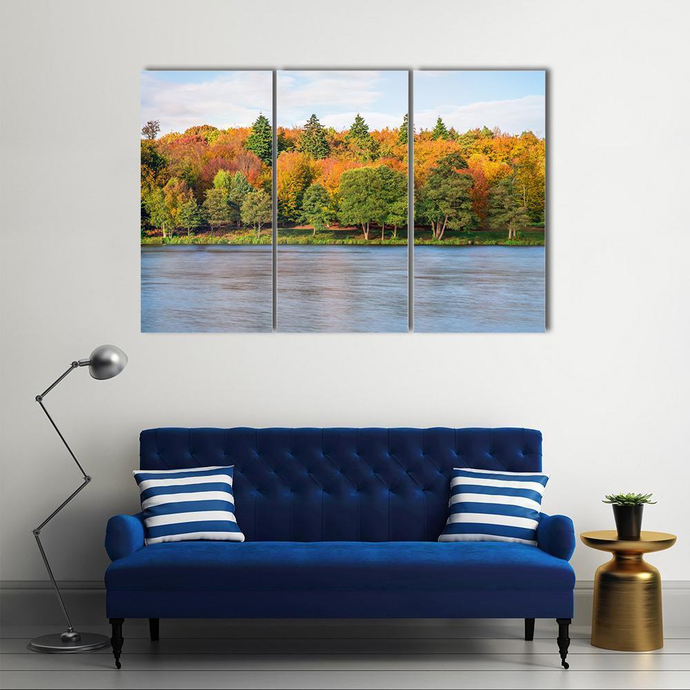 Lake In Virginia Canvas Wall Art-3 Horizontal-Gallery Wrap-37" x 24"-Tiaracle