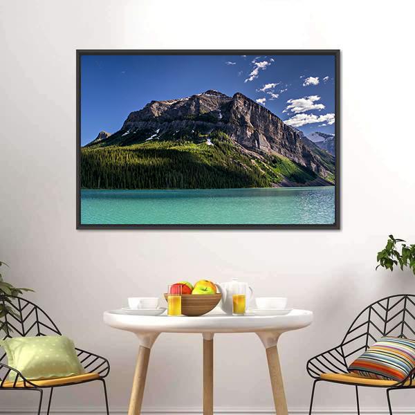 Lake Louise Alberta Canvas Wall Art-3 Horizontal-Gallery Wrap-25" x 16"-Tiaracle