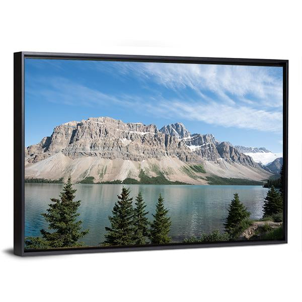 Lake Louise In Alberta Canvas Wall Art-5 Horizontal-Gallery Wrap-22" x 12"-Tiaracle