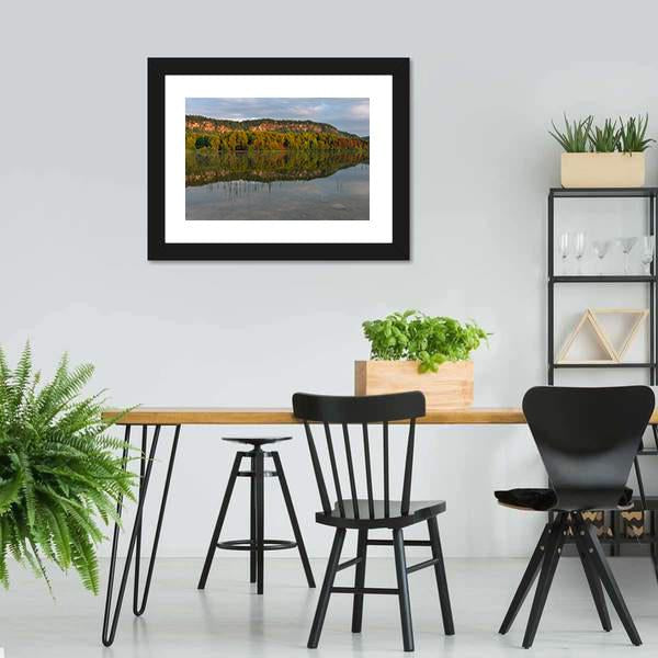 Lake Of Ilay Canvas Wall Art-3 Horizontal-Gallery Wrap-25" x 16"-Tiaracle
