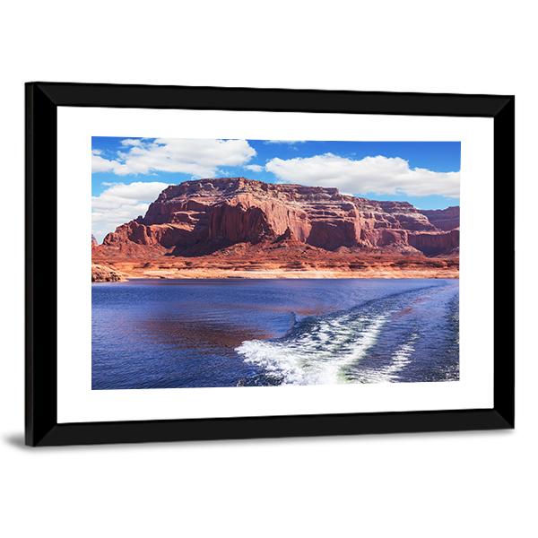 Lake Powell Canvas Wall Art-3 Horizontal-Gallery Wrap-25" x 16"-Tiaracle
