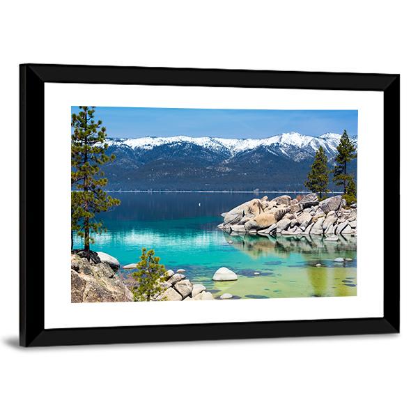Lake Tahoe US Canvas Wall Art-3 Horizontal-Gallery Wrap-25" x 16"-Tiaracle