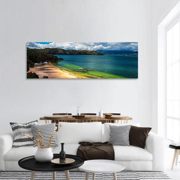Lake Tota Colombia Panoramic Canvas Wall Art-1 Piece-36" x 12"-Tiaracle