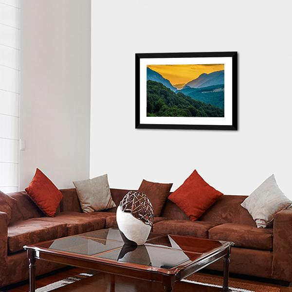 Montenegro Mountains Canvas Wall Art-3 Horizontal-Gallery Wrap-25" x 16"-Tiaracle