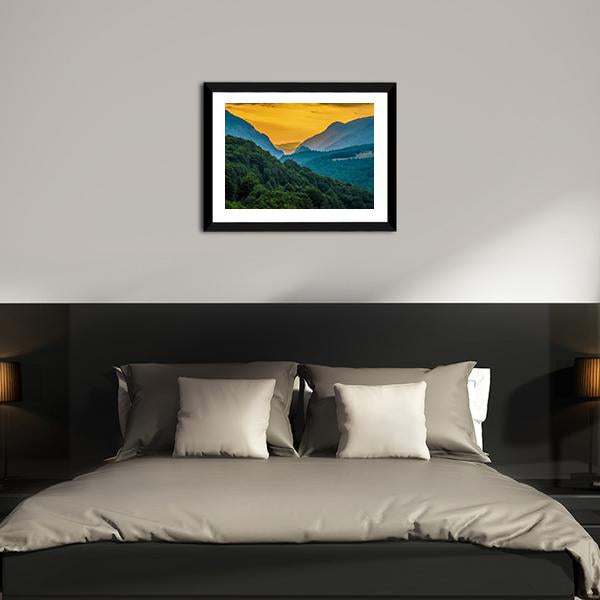 Montenegro Mountains Canvas Wall Art-3 Horizontal-Gallery Wrap-25" x 16"-Tiaracle