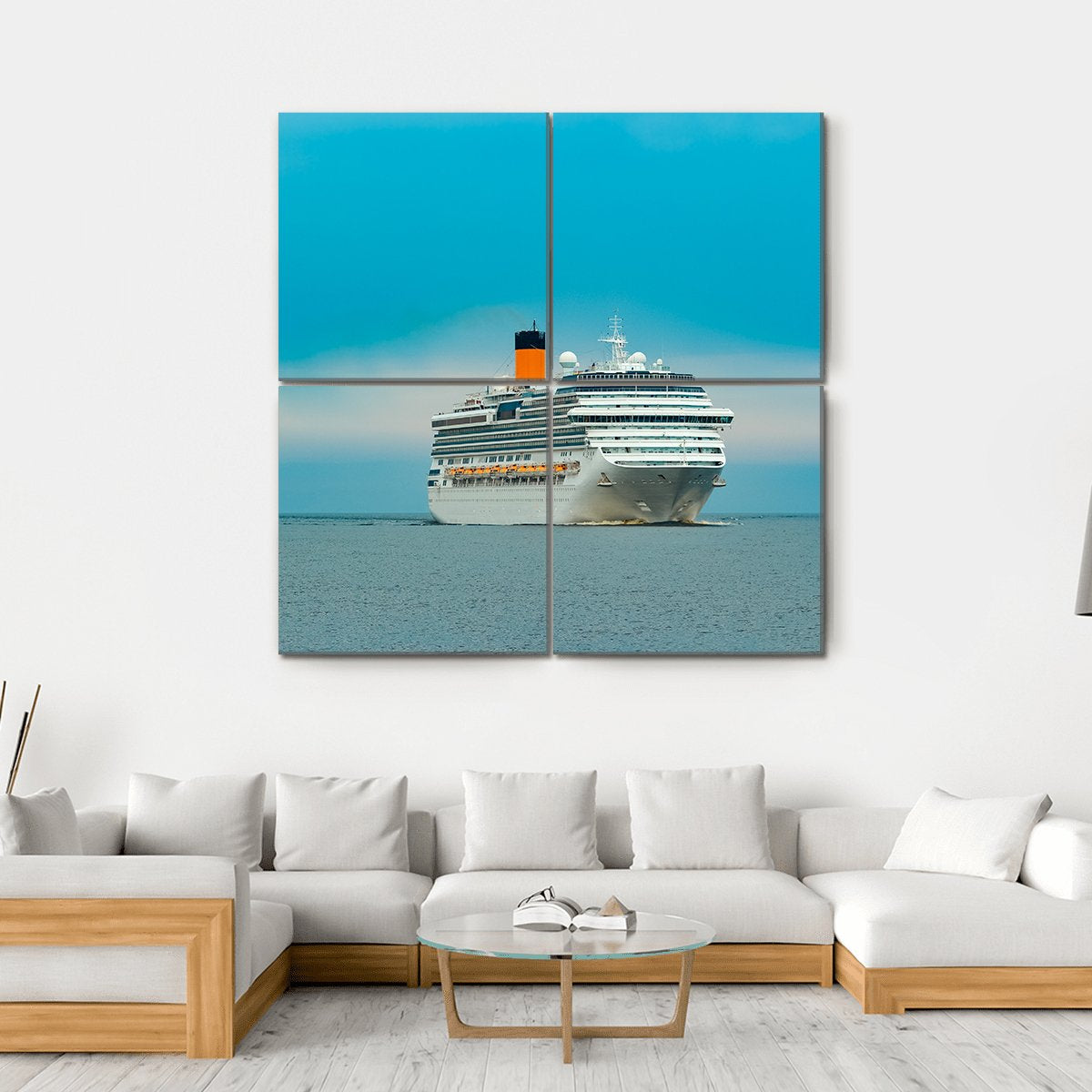 Large Royal Cruise Canvas Wall Art-4 Square-Gallery Wrap-17" x 17"-Tiaracle