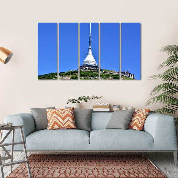 Liberec In The North Of The Czech Republic Canvas Wall Art-5 Horizontal-Gallery Wrap-22" x 12"-Tiaracle