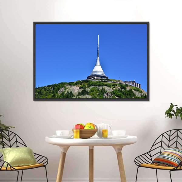 Liberec In The North Of The Czech Republic Canvas Wall Art-5 Horizontal-Gallery Wrap-22" x 12"-Tiaracle