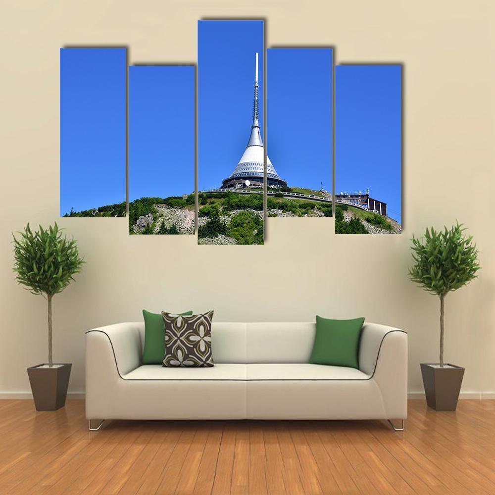 Liberec In The North Of The Czech Republic Canvas Wall Art-5 Pop-Gallery Wrap-47" x 32"-Tiaracle