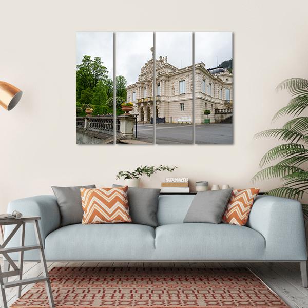 Linderhof Palace Canvas Wall Art-4 Horizontal-Gallery Wrap-34" x 24"-Tiaracle