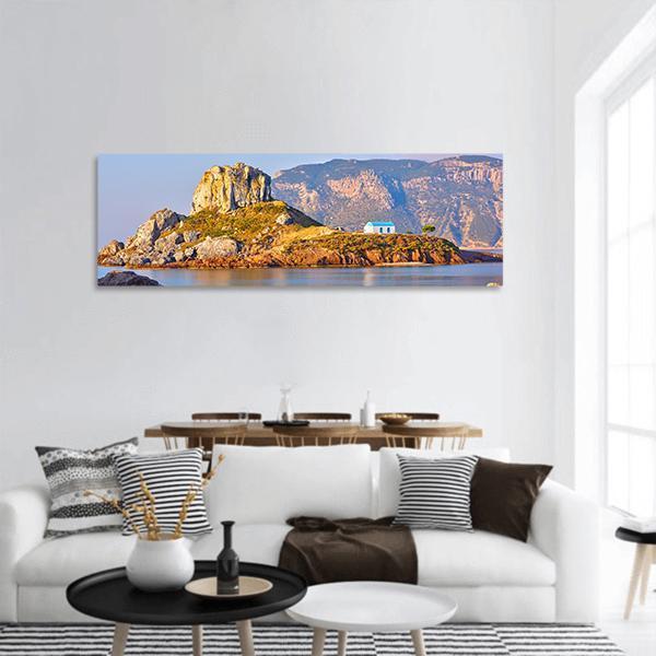 Little Island Kastri Panoramic Canvas Wall Art-1 Piece-36" x 12"-Tiaracle