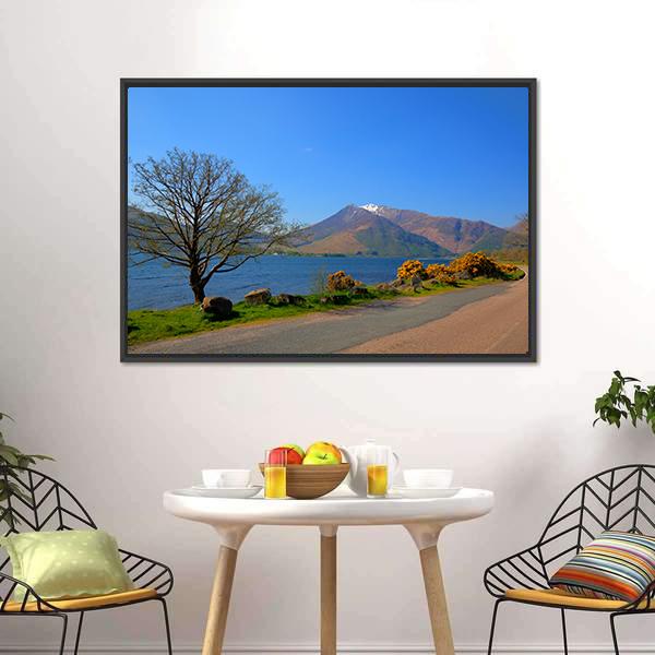Loch Leven Lochaber Geopark Canvas Wall Art-3 Horizontal-Gallery Wrap-25" x 16"-Tiaracle
