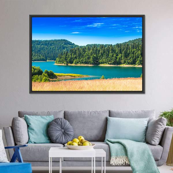Lokvarsko Lake Croatia Canvas Wall Art-3 Horizontal-Gallery Wrap-25" x 16"-Tiaracle