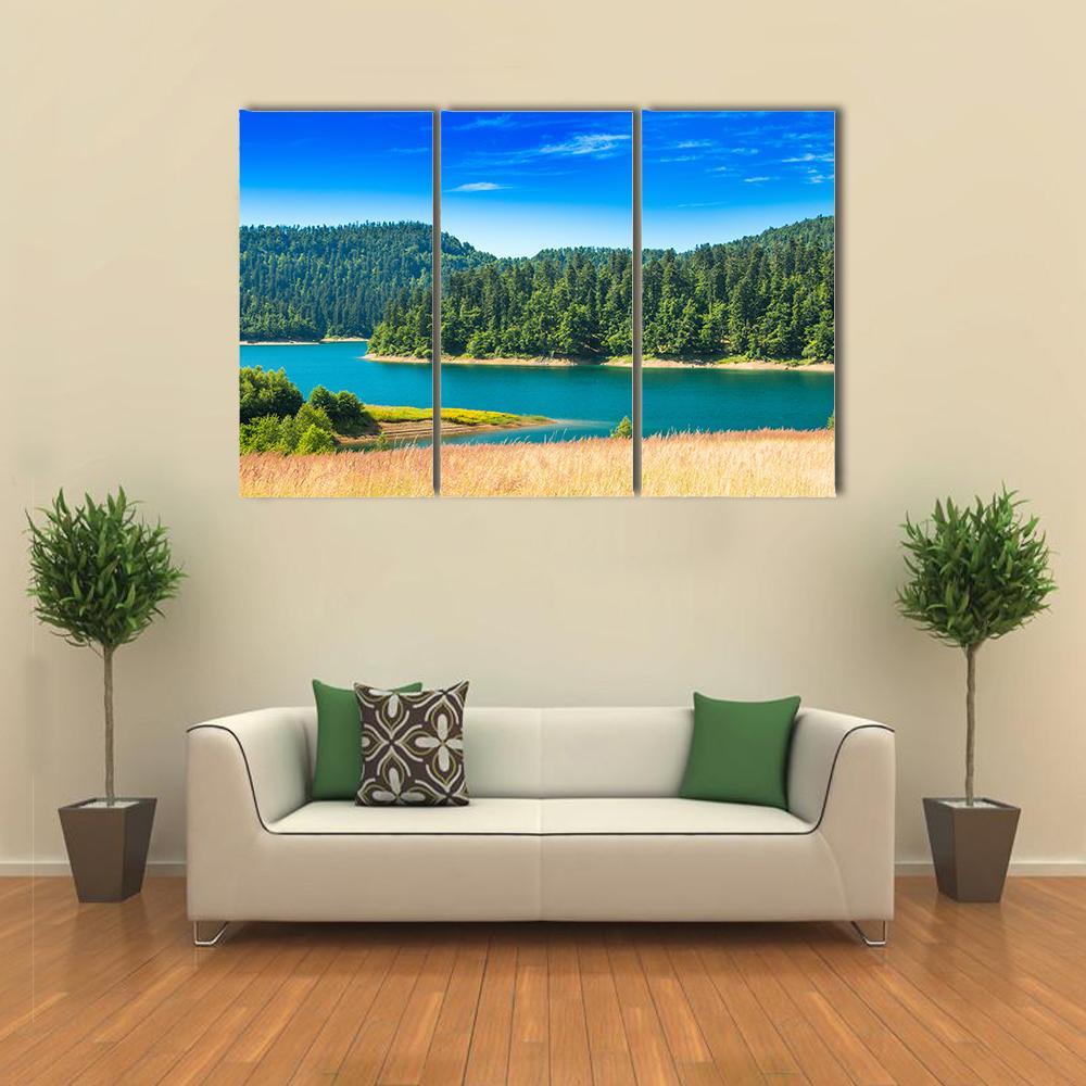 Lokvarsko Lake Croatia Canvas Wall Art-3 Horizontal-Gallery Wrap-37" x 24"-Tiaracle