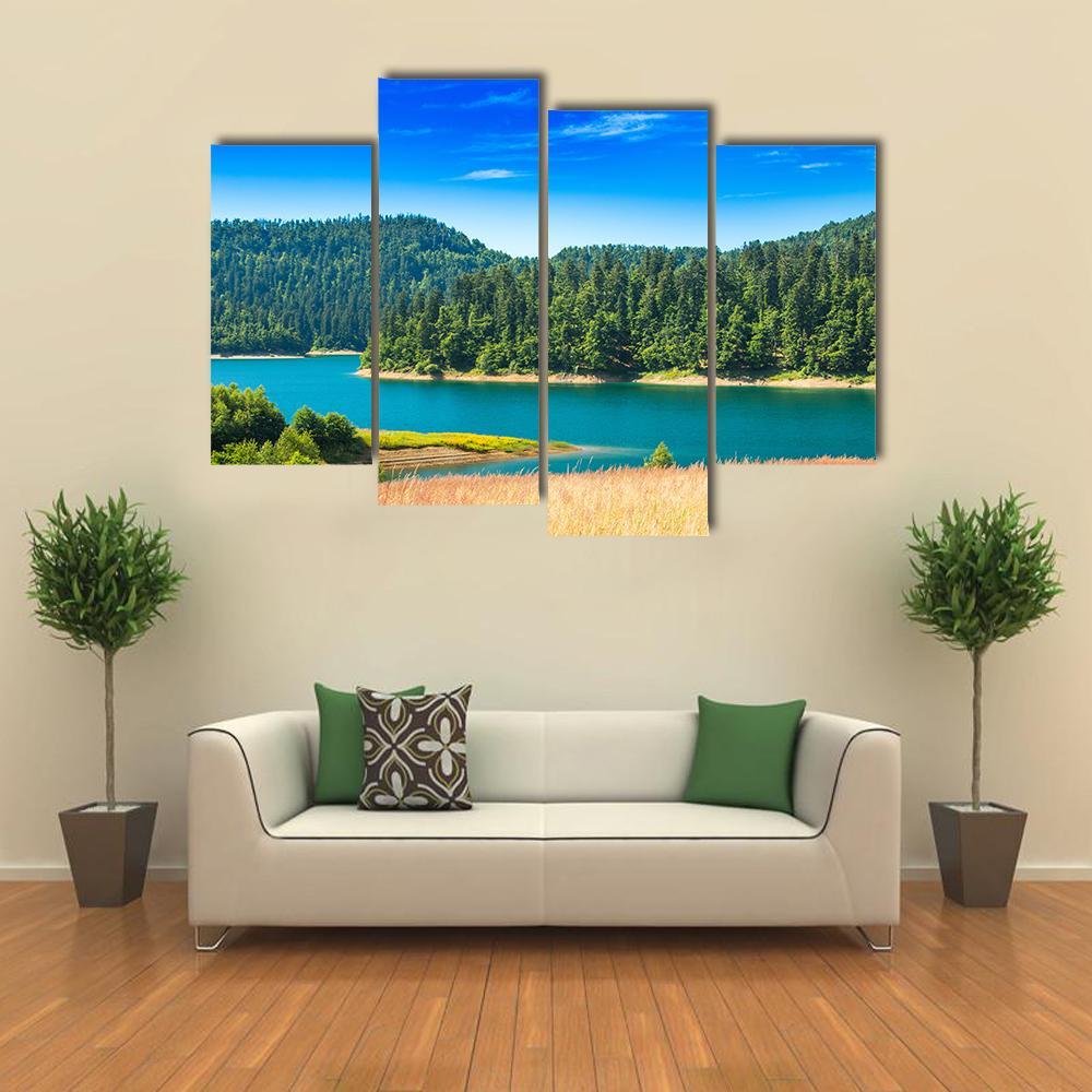 Lokvarsko Lake Croatia Canvas Wall Art-4 Pop-Gallery Wrap-50" x 32"-Tiaracle
